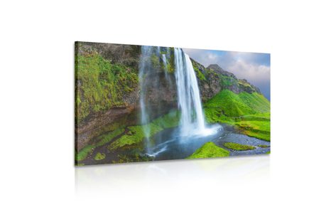 OBRAZ VODOPÁD NA ISLANDU - OBRAZY VODOPÁD - OBRAZY