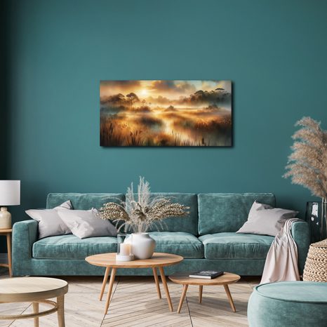 OBRAZ MLHA V RÁKOSÍ - OBRAZY VÝCHOD A ZÁPAD SLUNCE - OBRAZY