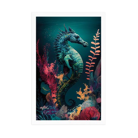 POSTER – CAVALLUCCIO MARINO SURREALISTA - MONDO SOMMERSO - POSTER