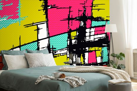 SAMOLEPÍCÍ TAPETA MLADISTVÝ POP-ART - SAMOLEPÍCÍ TAPETY - TAPETY