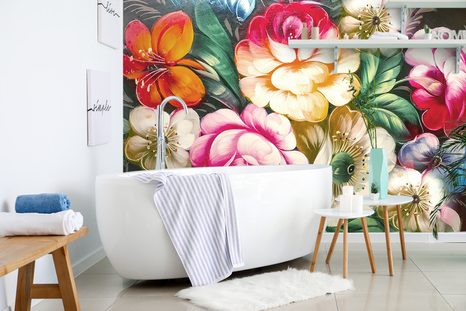 TAPETA SVĚT KVĚTIN - TAPETY KVĚTINY - TAPETY