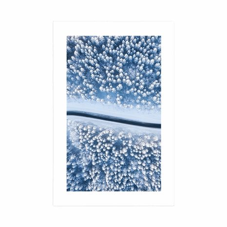 POSTER – VISTA SUL PAESAGGIO INVERNALE - NATURA - POSTER