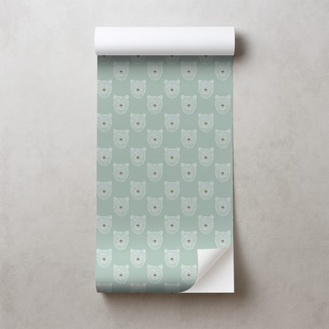 SAMOLEPÍCÍ TAPETA ROZTOMILÍ MEDVÍDCI NA SVĚTLÉM POZADÍ - ΤΑΠΕΤΣΑΡΊΑ ΜΕ ΣΧΈΔΙΑ - ΤΑΠΕΤΣΑΡΊΕΣ