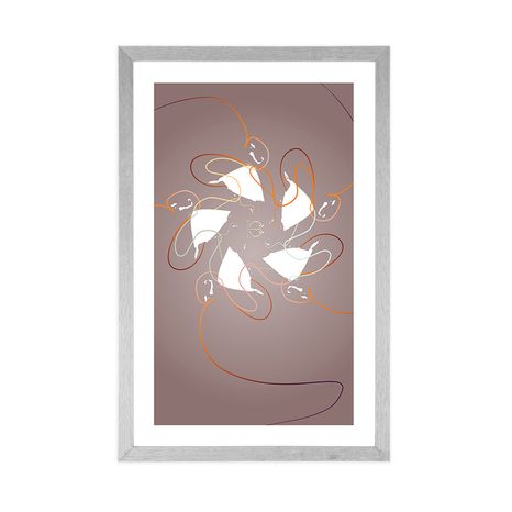 PLAGÁT S PASPARTOU TANEC SO STUHAMI - MOTIVY Z NAŠÍ DÍLNY - PLAKÁTY