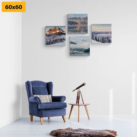 BILDER-SET VERSCHNEITE WINTERLANDSCHAFT - BILDERSETS - BILDER