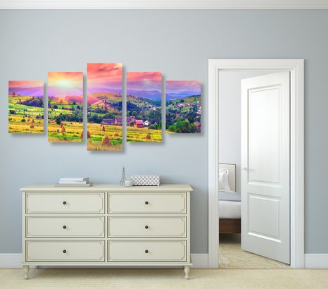 КАРТИНИ ОТ 5 ЧАСТИ – КУПИ СЕНО В КАРПАТСКИТЕ ПЛАНИНИ - КАРТИНИ НА ПРИРОДАТА И ПЕЙЗАЖИ - КАРТИНИ