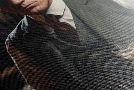 OBRAZ GANGSTER VE WHISKEY BARU - DOVIDO CHALLENGE - OBRAZY