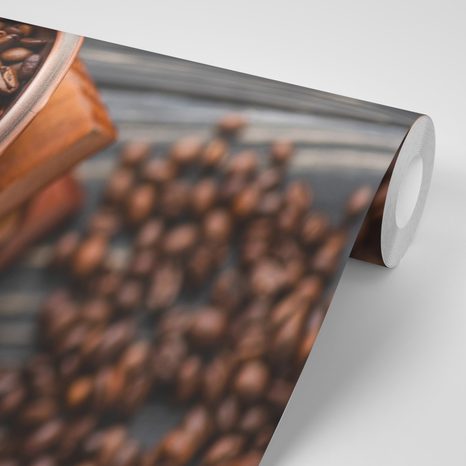 ΤΟΙΧΟΓΡΑΦΊΑ VINTAGE ΜΎΛΟΣ ΚΑΦΈ - ΤΑΠΕΤΣΑΡΊΑ ΓΙΑ ΦΑΓΗΤΌ ΚΑΙ ΠΟΤΌ - ΤΑΠΕΤΣΑΡΊΕΣ