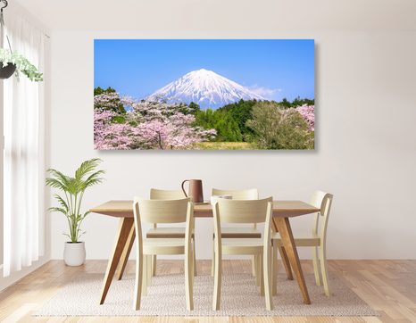 WANDBILD BERG FUJI - BILDER VON NATUR UND LANDSCHAFT - BILDER