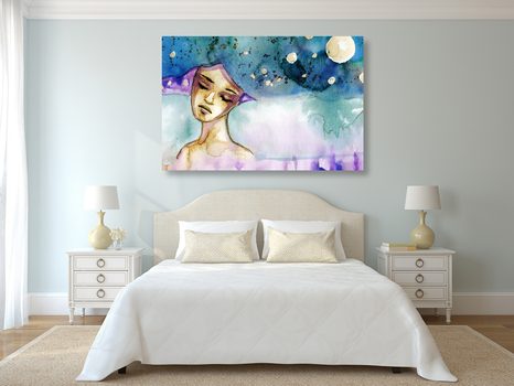 OBRAZ MESAČNÁ VÍLA - OBRAZY ĽUDÍ - OBRAZY