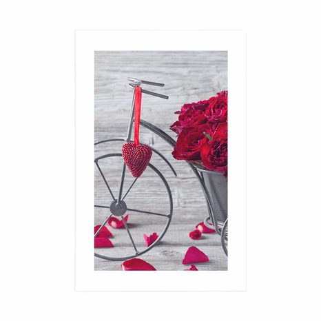 PLAKAT S PASPARTUJEM KOLO POLNO VRTNIC - VAZE - PLAKATI