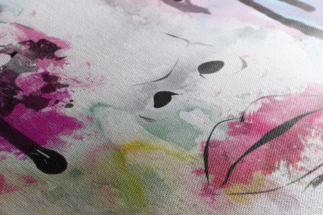 QUADRO SU TELA – DONNA ALLA MODA - QUADRI DI PERSONE - STAMPE E QUADRI