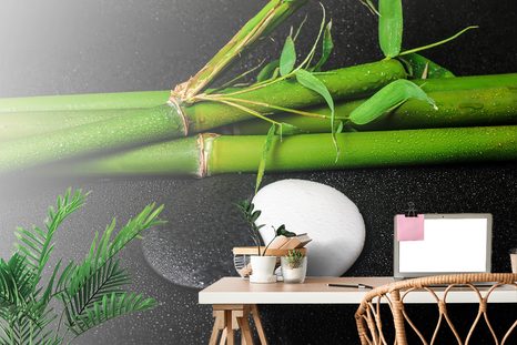 CARTA DA PARATI AUTOADESIVA – PIETRE A FORMA DI YIN E YANG - CARTA DA PARATI AUTOADESIVE - CARTA DA PARATI