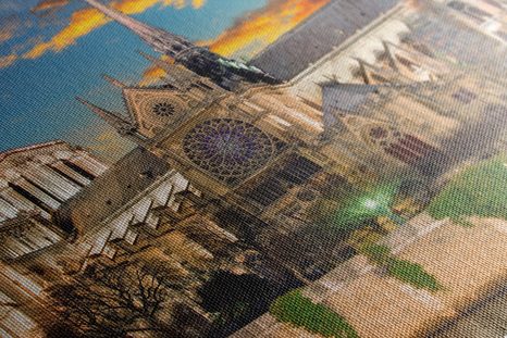 OBRAZ KATEDRÁLA NOTRE DAME - OBRAZY MĚSTA - OBRAZY