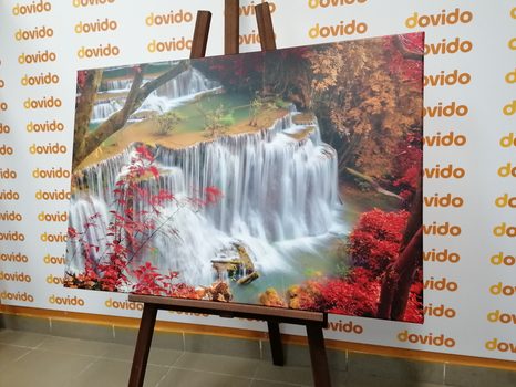 OBRAZ LESNÍ VODOPÁD - OBRAZY VODOPÁD - OBRAZY