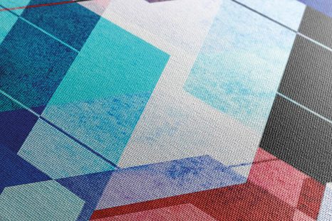 STAMPA SU TELA – GEOMETRIA ASTRATTA - QUADRI ASTRATTO - STAMPE E QUADRI