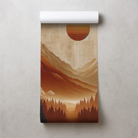 TAPETA HŘEJIVÉ HORSKÉ PANORAMA - TAPETY HORY - TAPETY