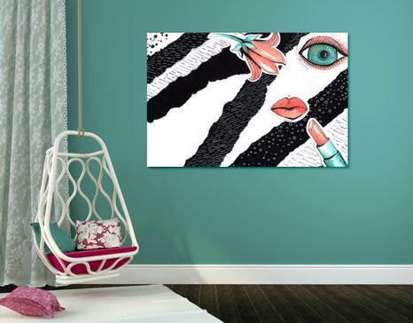 OBRAZ MÓDNA IKONA - POP ART OBRAZY - OBRAZY