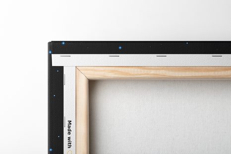 OBRAZ MAPA SVĚTA S NOČNÍ OBLOHOU - OBRAZY - TOTÁLNÍ VÝPRODEJ 🔥