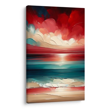 OBRAZ MOŘE V BARVÁCH SOUMRAKU - OBRAZY MOŘE A PLÁŽ - OBRAZY