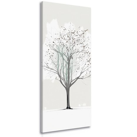 IMPRESSION SUR TOILE COURONNE D'ARBRE D'HIVER - IMPRESSIONS SUR TOILE ARBRES ET FEUILLES - IMPRESSION SUR TOILE