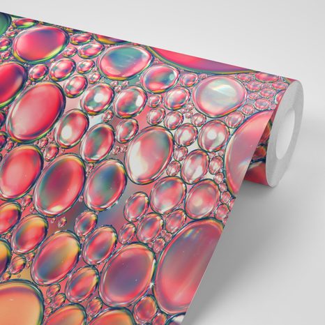 SAMOLEPÍCÍ TAPETA ABSTRAKTNÍ KAPKY OLEJE - SAMOLEPÍCÍ TAPETY - TAPETY