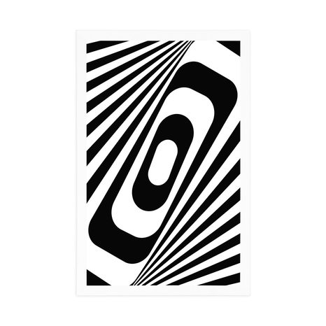 PLAGÁT ČIERNOBIELA ILÚZIA - ČIERNOBIELE - PLAGÁTY