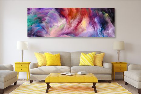 SLIKA FANTAZIJA BARV - ABSTRAKTNE SLIKE - SLIKE