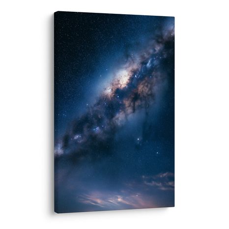 CANVASTAVLA STJÄRNHIMMEL I GALAXEN - TAVLOR MED GALAXER - TAVLOR