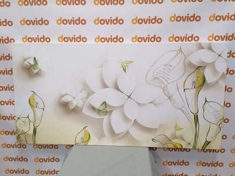 КАРТИНА НА ПЛАТНО – АБСТРАКТНИ ЦВЕТЯ - АБСТРАКТНИ КАРТИНИ - КАРТИНИ