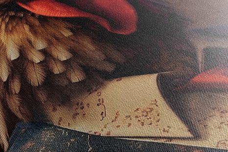 WANDBILD TIERISCHER GANGSTER HAHN - WANDBILDER TIERISCHE GANGSTER - BILDER