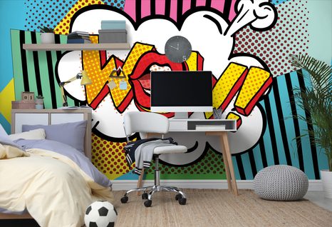 TAPETA V POP ART STYLU - WOW! - POP ART TAPETY - TAPETY
