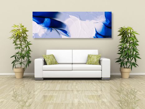 SLIKA UMETNIŠKA SLIKA TREH BARV - ABSTRAKTNE SLIKE - SLIKE