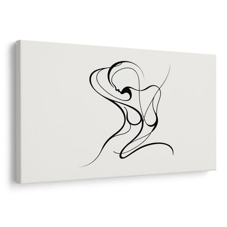 OBRAZ JEMNÁ LINIE ŽENSKÉHO TĚLA - OBRAZY ŽENY - OBRAZY