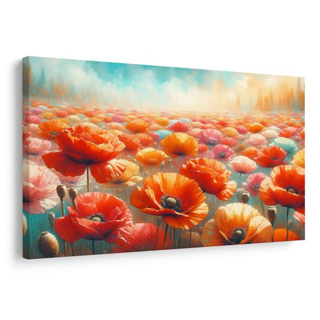 WANDBILD MOHNFELD - WANDBILDER FELDER UND WIESEN - BILDER