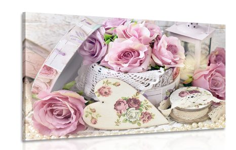 STAMPA SU TELA – STILE ROMANTICO VINTAGE - QUADRI VINTAGE E RETRÒ - STAMPE E QUADRI