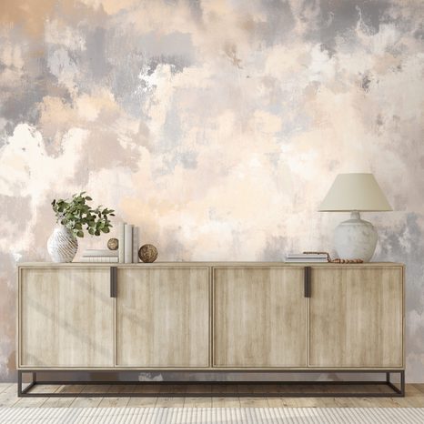 SAMOLEPIACA FOTOTAPETA ABSTRAKTNÉ BÉŽOVÉ A SIVÉ TÓNY - ABSTRAKTNÉ TAPETY - TAPETY