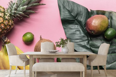 SAMOLEPÍCÍ FOTOTAPETA SMĚS TROPICKÉHO OVOCE - SAMOLEPÍCÍ TAPETY - TAPETY