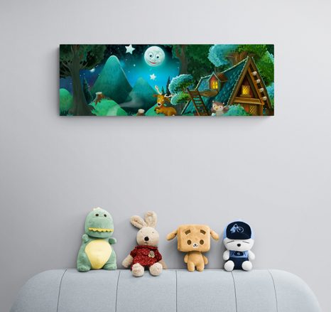 SLIKA PRAVLJIČNI GOZD - OTROŠKE SLIKE - SLIKE