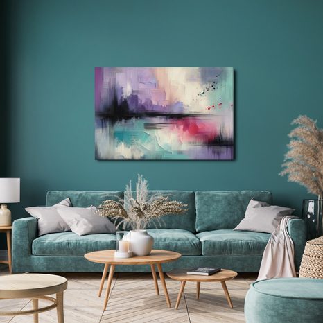 OBRAZ ABSTRAKTNÍ HARMONICKÁ PALETA BAREV - ABSTRAKTNÍ OBRAZY - OBRAZY