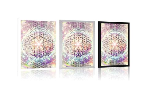 PLAKAT MANDALA V ZANIMIVI VARIANTI - FENG SHUI - PLAKATI