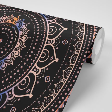 CARTA DA PARATI – MANDALA COLORATA - CARTA DA PARATI FENG SHUI - CARTA DA PARATI