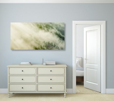 КАРТИНА НА ПЛАТНО – МЪГЛИВА ГОРА - КАРТИНИ НА ПРИРОДАТА И ПЕЙЗАЖИ - КАРТИНИ