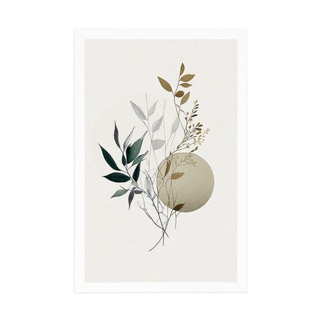 PLAKÁT ROSTLINKY V BOHO STYLU - BOTANICKÉ - PLAKÁTY