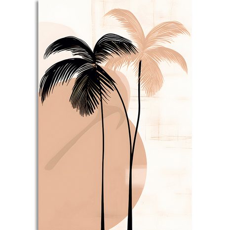OBRAZ ABSTRAKTNÍ BOTANICKÉ TVARY PALMY - OBRAZY ABSTRAKTNÍ TVARY - OBRAZY