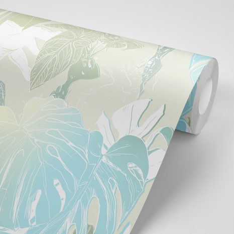 SAMOLEPÍCÍ TAPETA KOUZELNÉ LISTY MONSTERY - SAMOLEPÍCÍ TAPETY - TAPETY