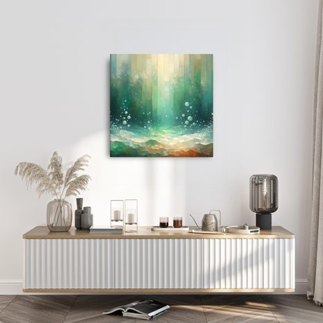 OBRAZ TAJEMNÉ MOŘSKÉ SVĚTLO - OBRAZY ABSTRAKTNÍ TVARY - OBRAZY