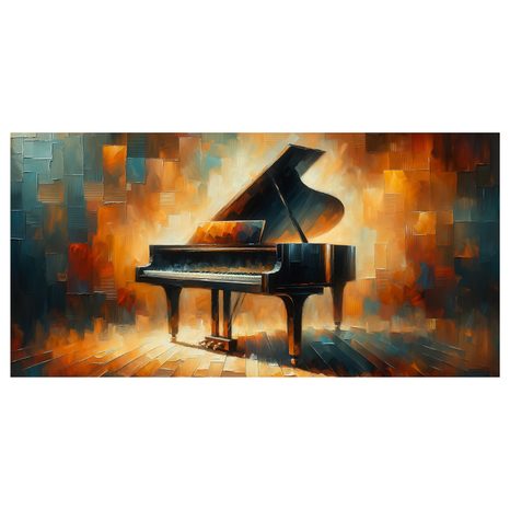 OBRAZ HUDBA V BARVÁCH - OBRAZY IMITACE OLEJOMALBY - OBRAZY