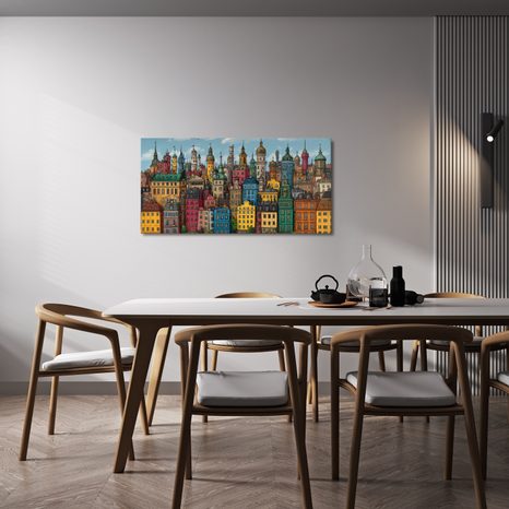 SLIKA POVIJESNA GRADSKA ARHITEKTURA - ŠARENE KUĆE - SLIKE