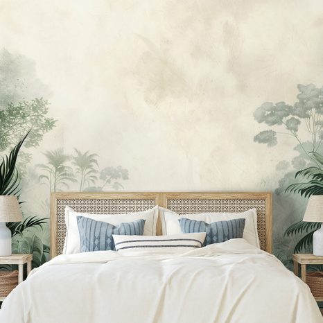 TAPETA ZELENA DŽUNGLA U MAGLI - TAPETE DŽUNGLA - TAPETE